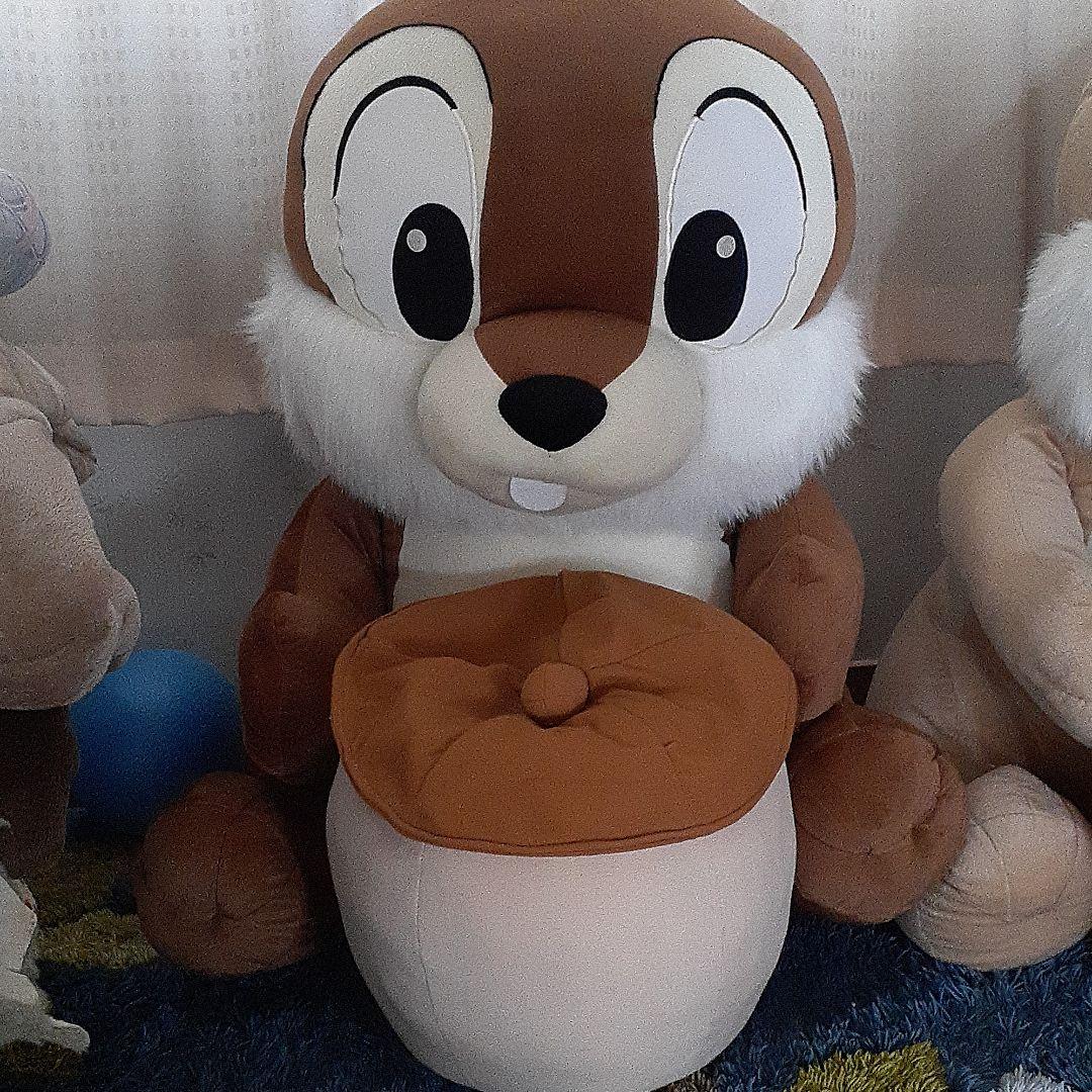 チップ&デール巨大(80㎝)ぬいぐるみ2個セット