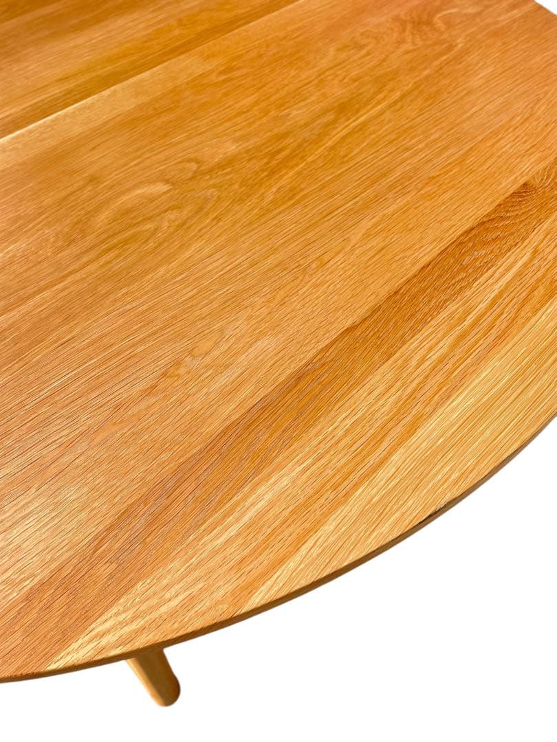 HR575 【美品】ウニコ　SOLK ソルク　ラウンドダイニングテーブル