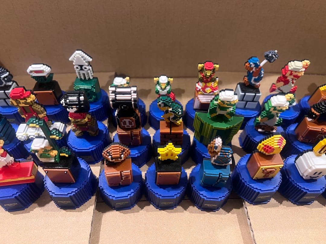 スーパーマリオ ペプシ ボトルキャップ コンプリートセット
