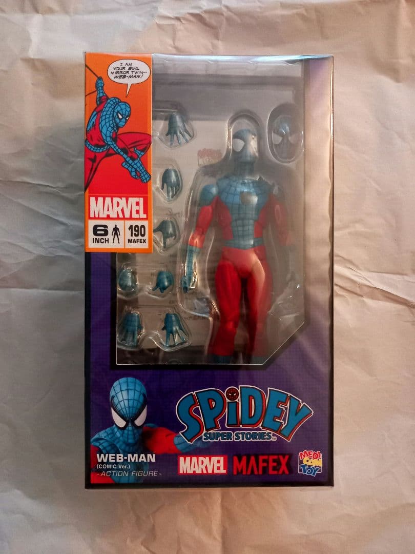 MAFEX No.190 WEB-MAN スパイダーマン Comic ver.