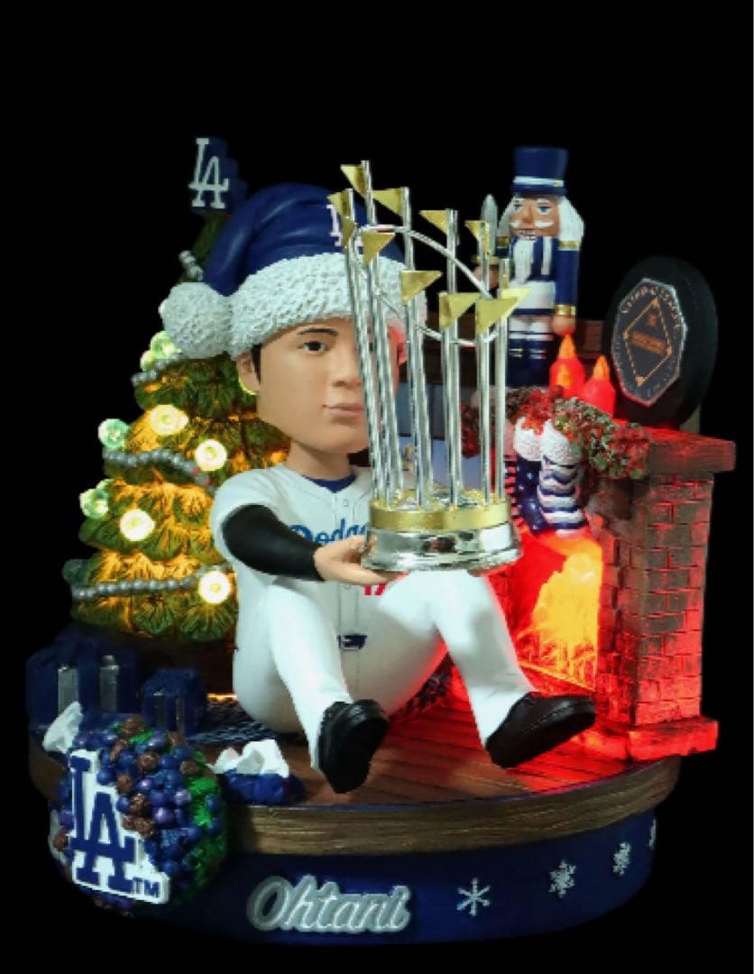 ワールドシリーズチャンピオン&ナ・リーグ MVP記念 大谷翔平ボブルヘッド