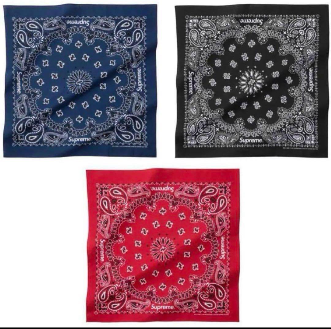 Supreme バンダナ 3色セット