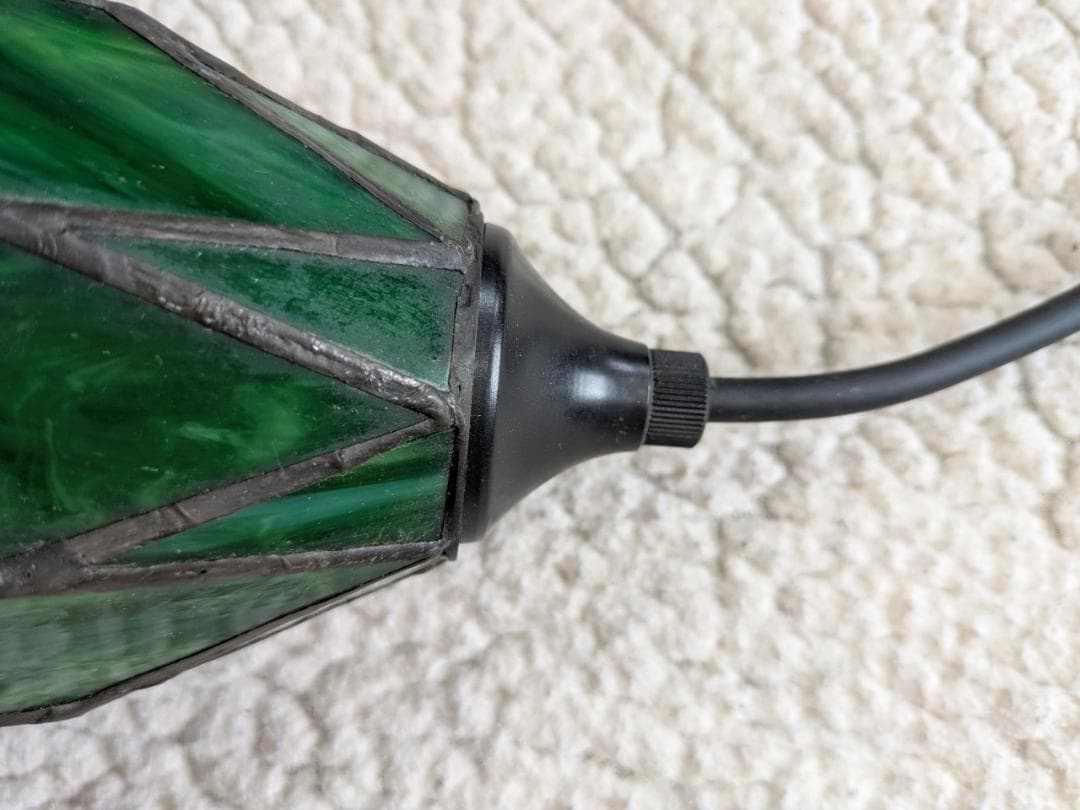 レトロな照明器具　天井照明　ステンドグラス　maxray