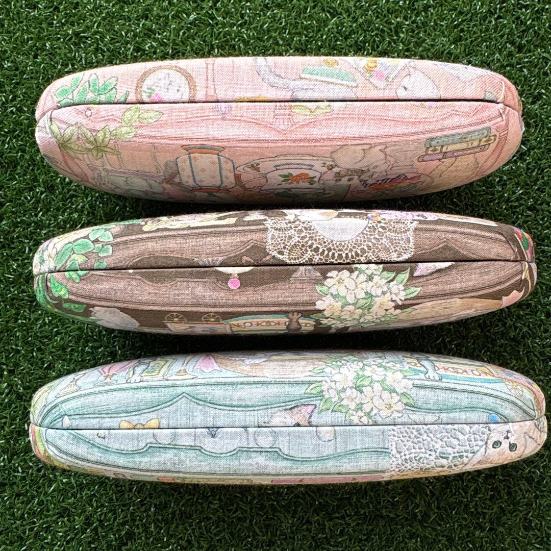 ピカピカ☆ハンドメイド メガネケース コンパクトミラー ユキエモン