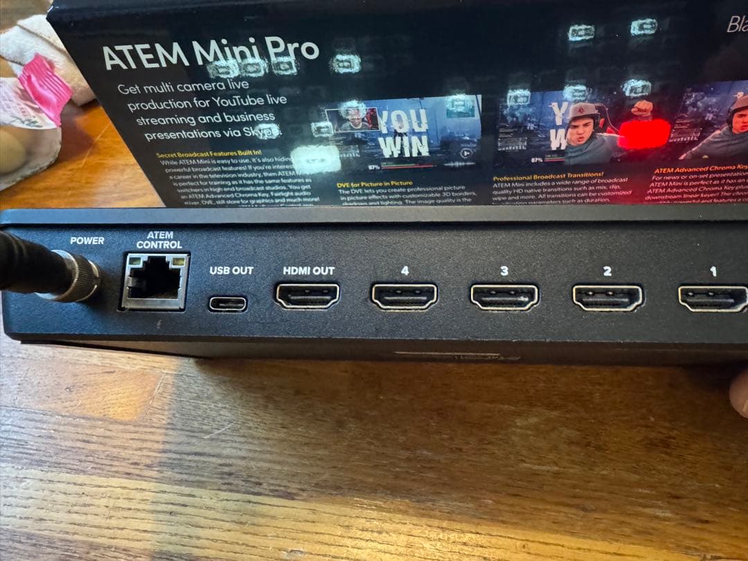 【タイムセール！】【美品】Blackmagic ATEM Mini Pro