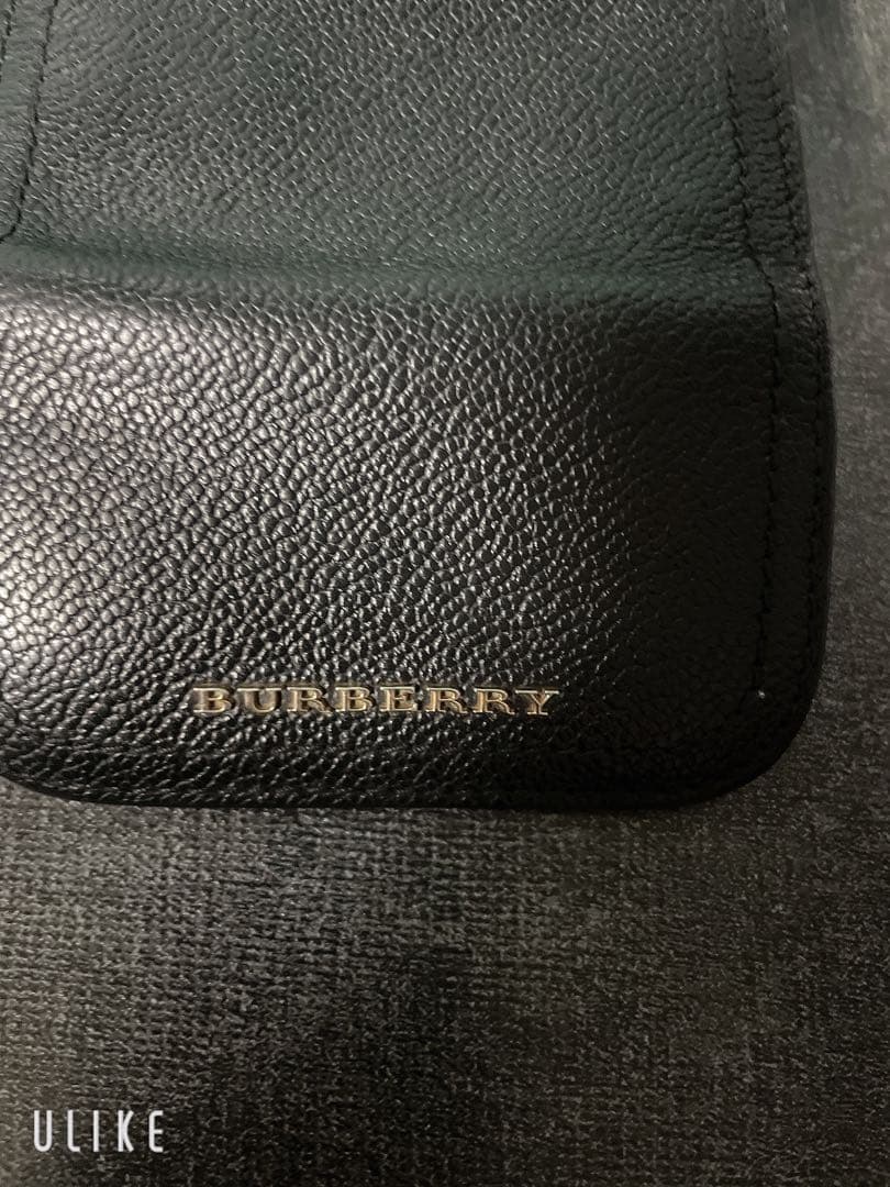 バーバリー　ブラック　キーケース　5連　リング付き　メンズレディBURBERRY