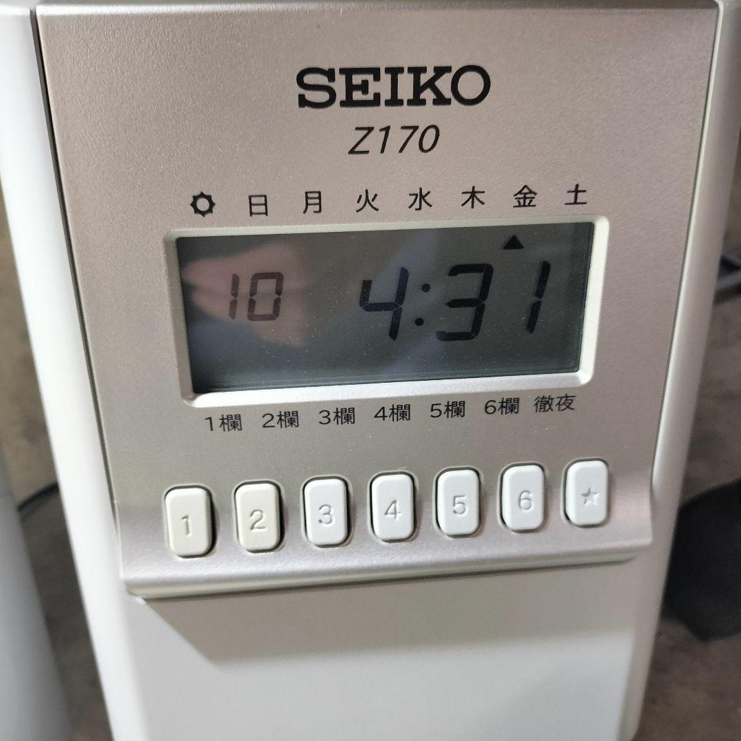 タイムレコーダー★SEIKO★Z170★動作確認済★配送無料