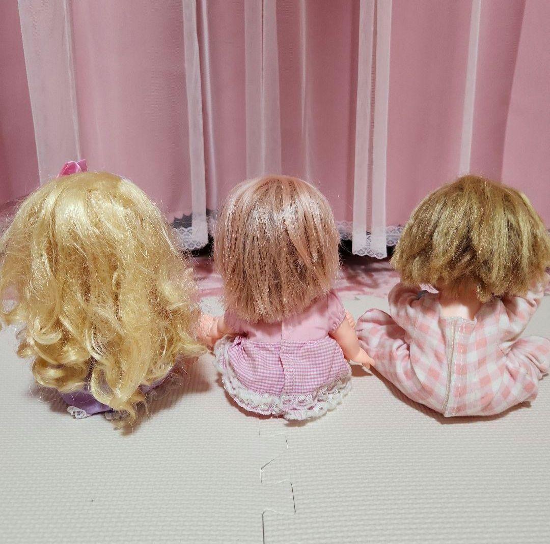 メルちゃん　人形　ベビーチェア　犬　マスク　ばんそうこう　　歯みがきセット