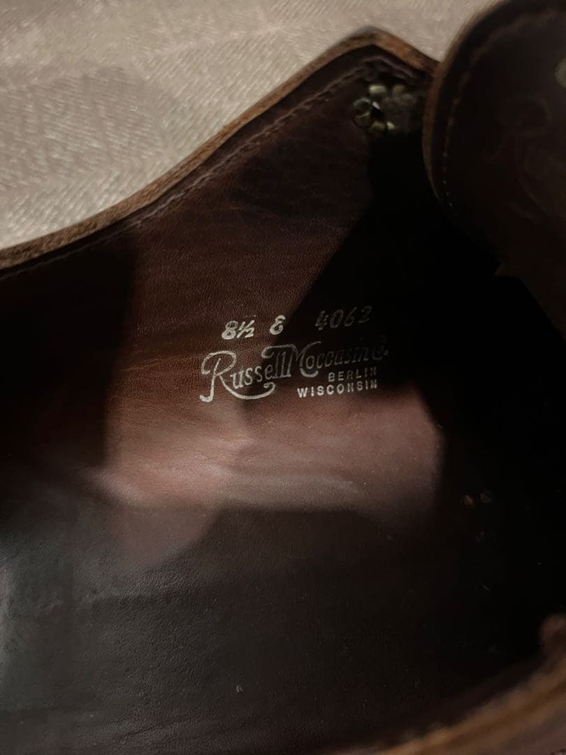 ラッセルモカシン　オネイダ　トリプルヴァンプ　26.5cm クロムエクセル