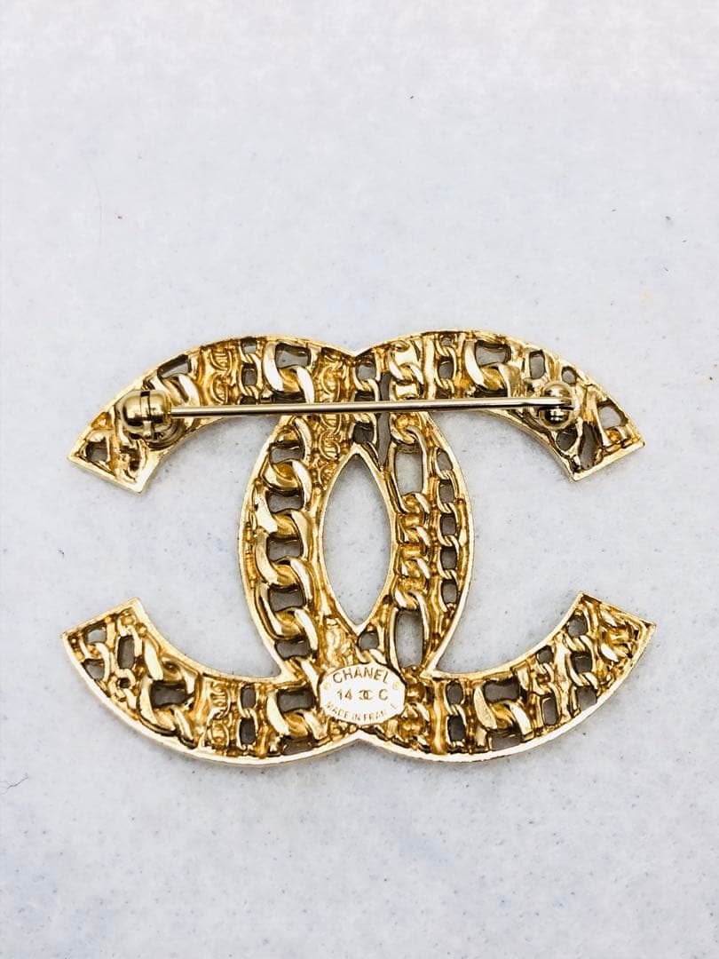 シャネル ブローチ ココマーク ゴールド金具