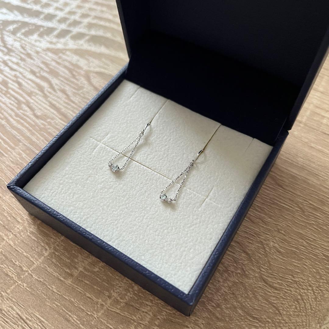 ヴァンドーム青山 アクアマリンピアス