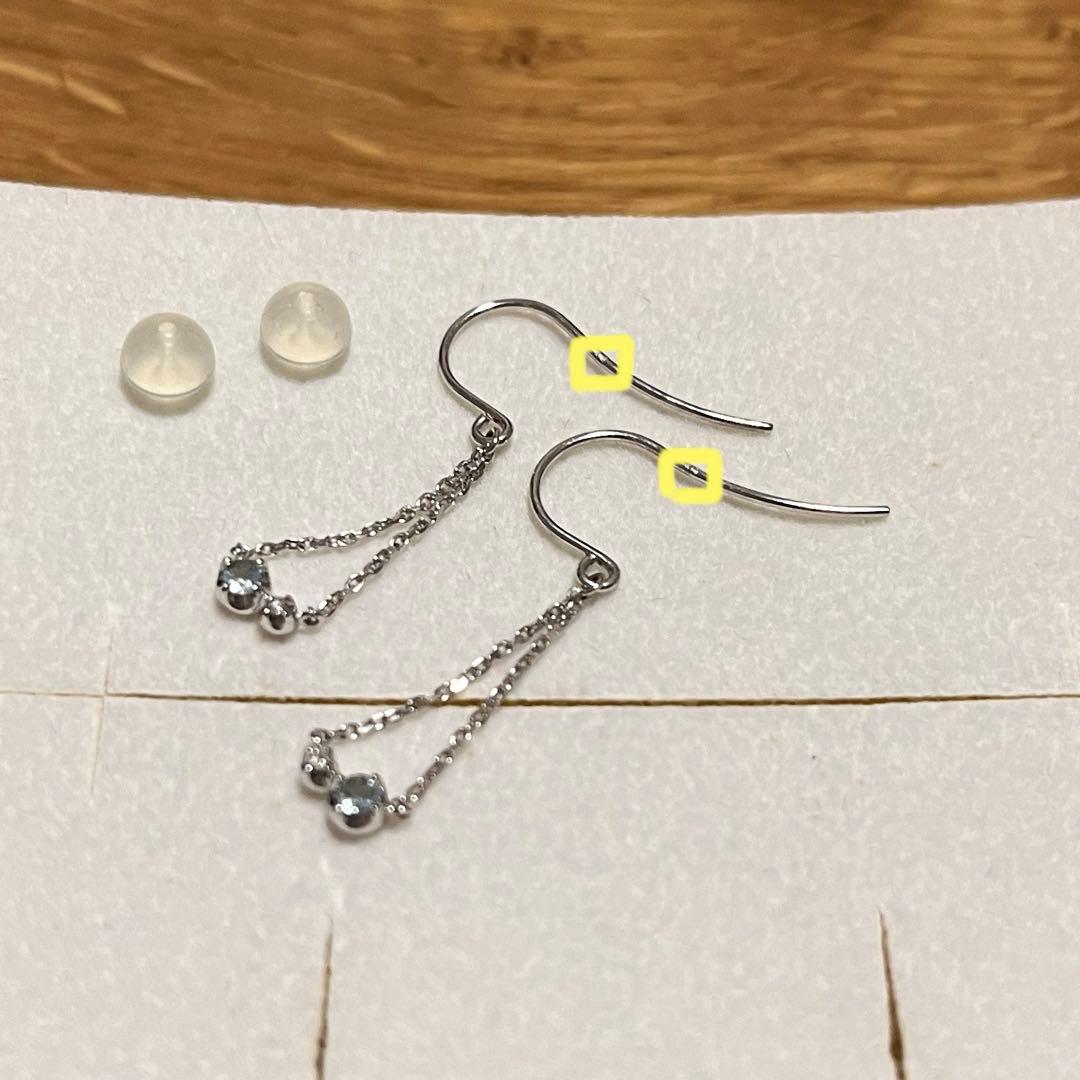 ヴァンドーム青山 アクアマリンピアス