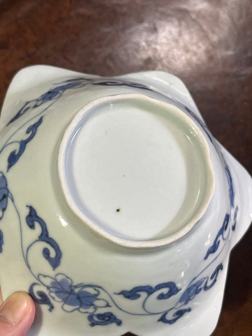 古伊万里　蝶　唐草　無傷完品　蛸唐草　花唐草　藍九谷　柿右衛門　染付