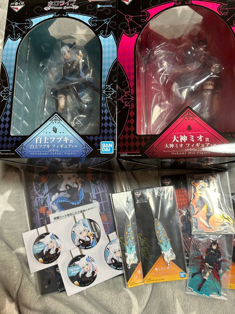 一番くじ　ホロライブ　白上フブキ　大神ミオ　フィギュア　他