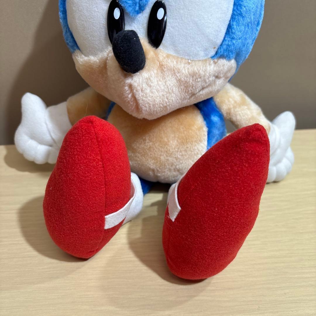 希少 美品 ペールカラーぬいぐるみ　ソニック＆テイルス　SEGAセガ 35cm