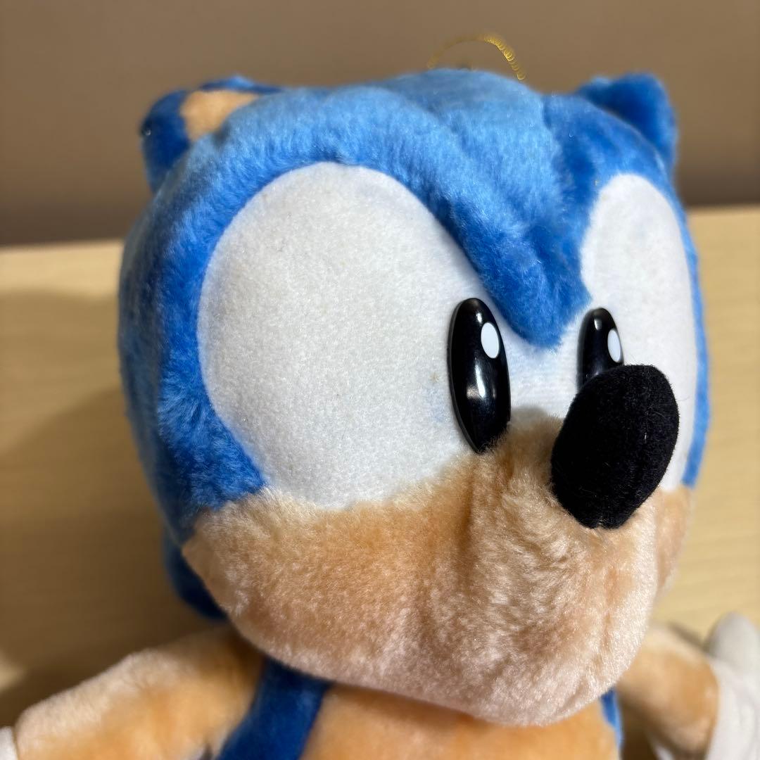 希少 美品 ペールカラーぬいぐるみ　ソニック＆テイルス　SEGAセガ 35cm