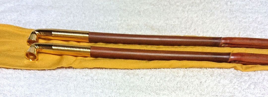 茶道具 如心斎好煙管壱双A447