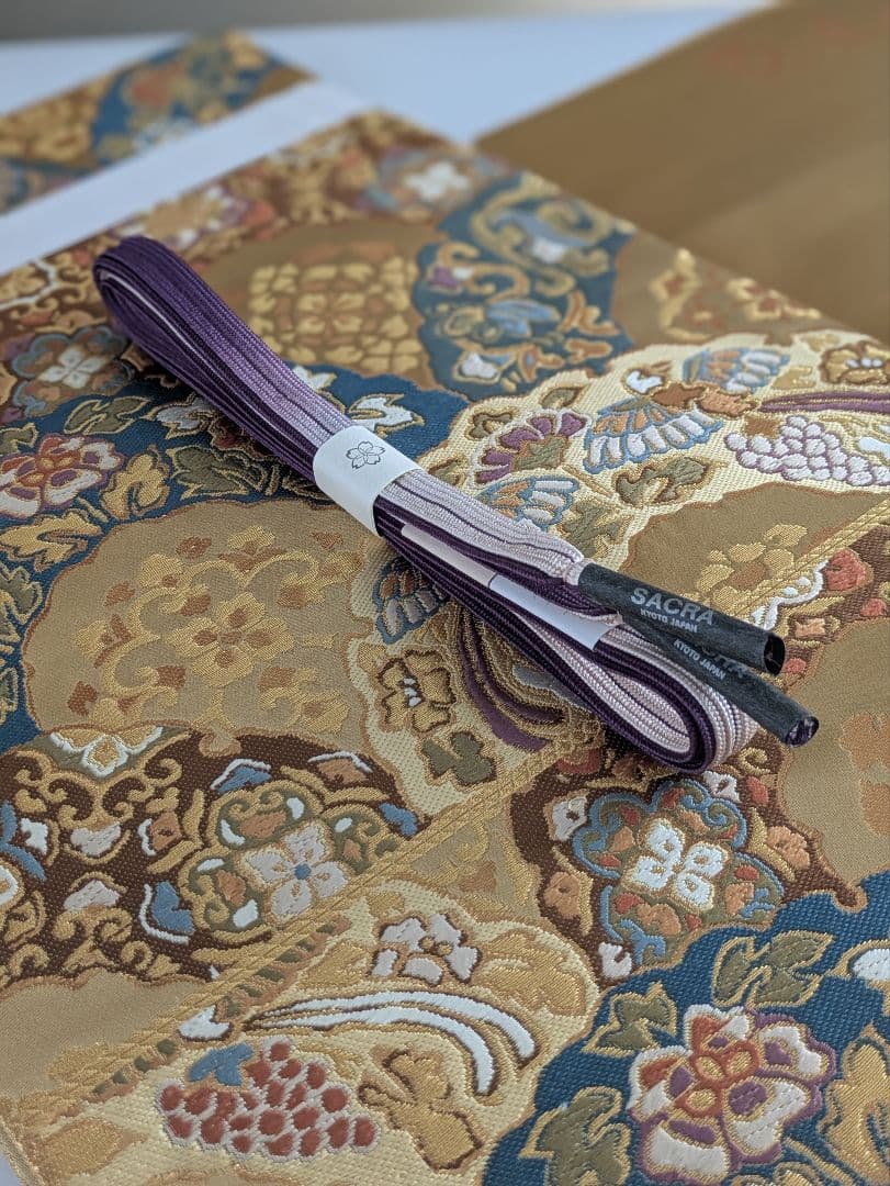 ぱ*ぴ様 正絹西陣織伝統工芸士フォーマル鳳凰雪輪文様