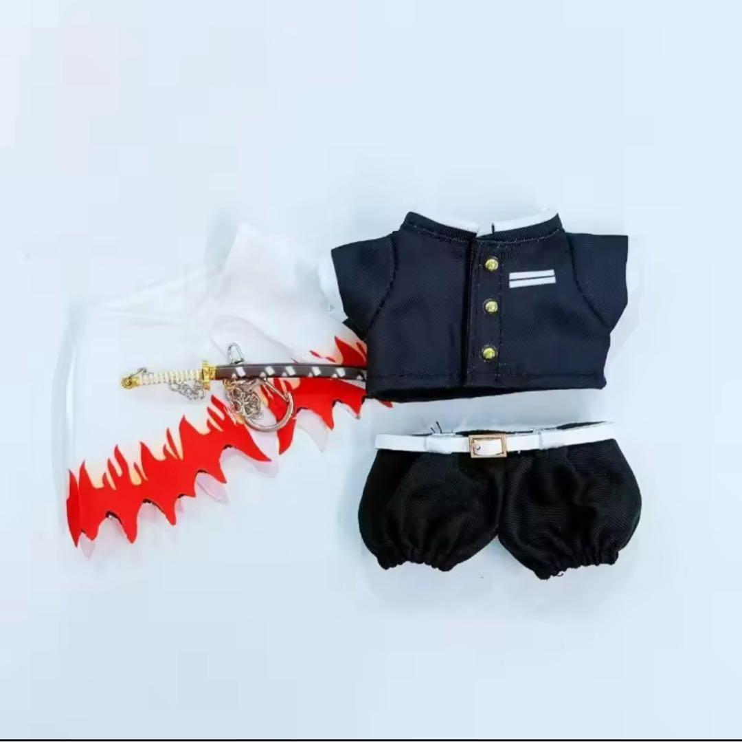 Labubuラブブ 15〜17cm用 和風隊服風コスチューム 8点セット