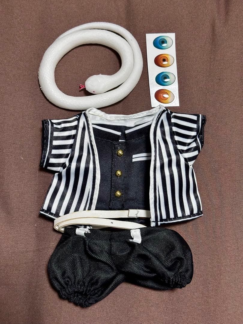 Labubuラブブ 15〜17cm用 和風隊服風コスチューム 8点セット