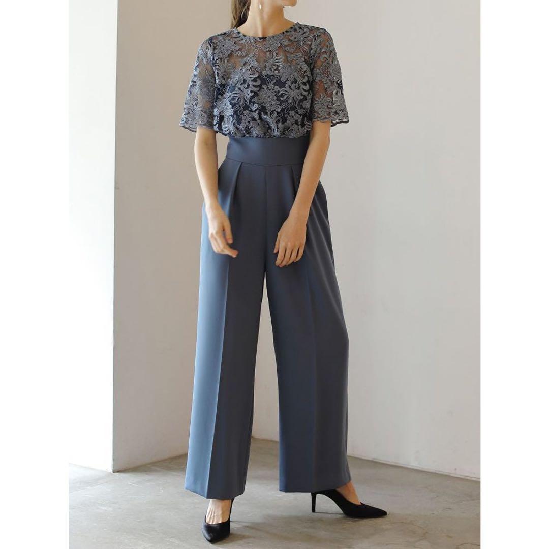 専用　LAGUNAMOON ladyオーバーレースワイドパンツドレス　ミント