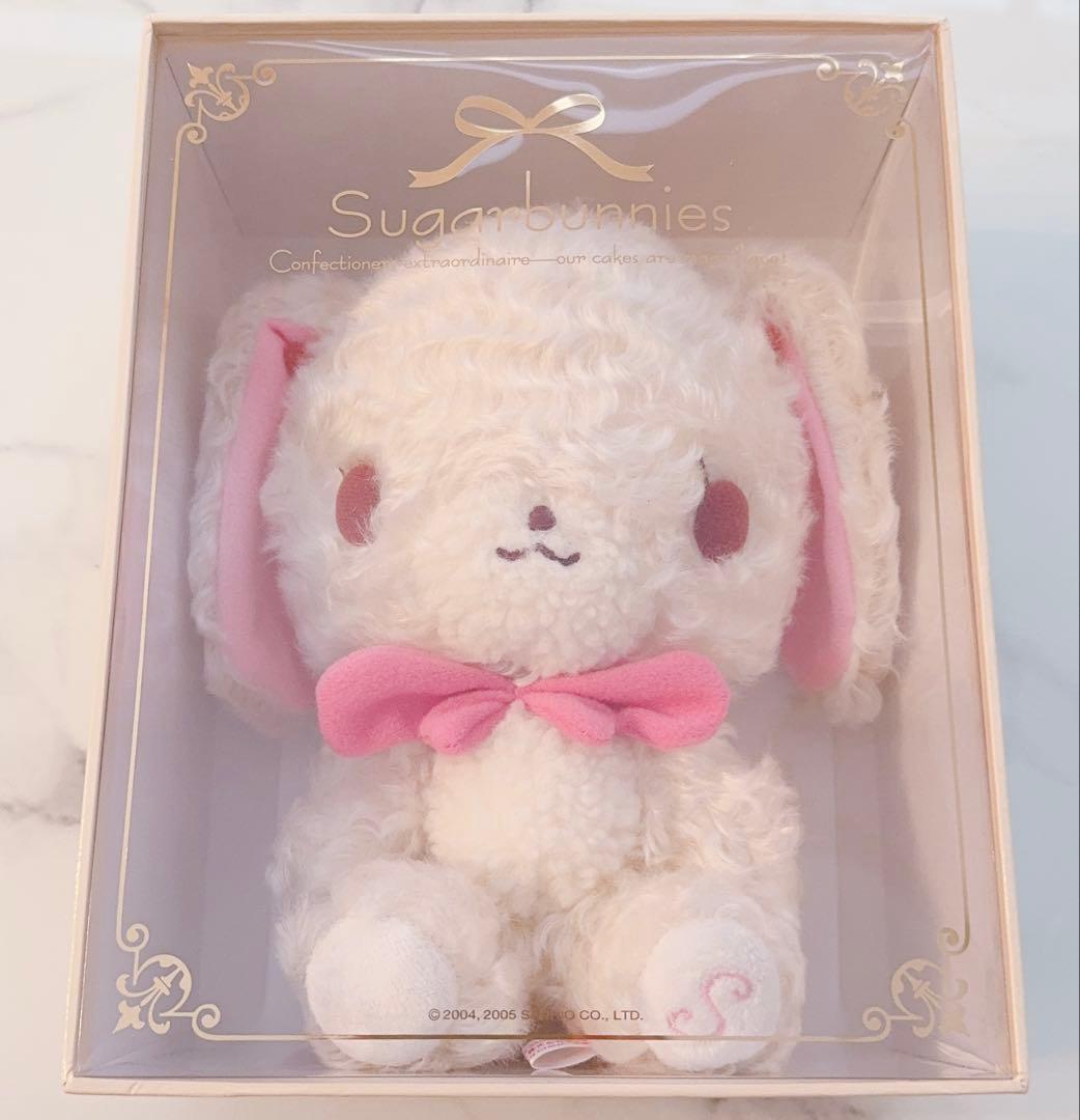 【レア】シュガーバニーズ リアルドール モヘアシロ　サンリオ ぬいぐるみ