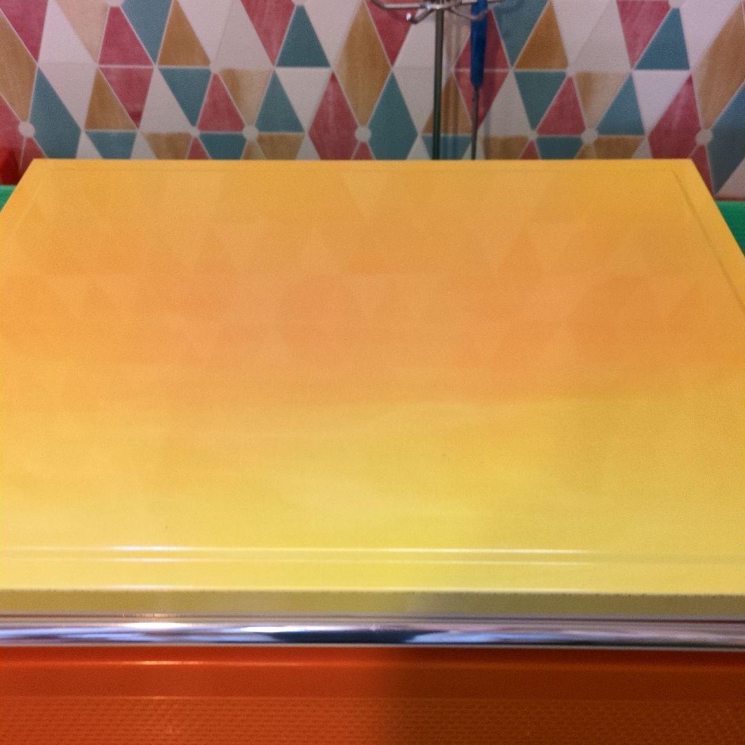 昭和レトロ　食品蚊帳　収納庫　黄色　古道具