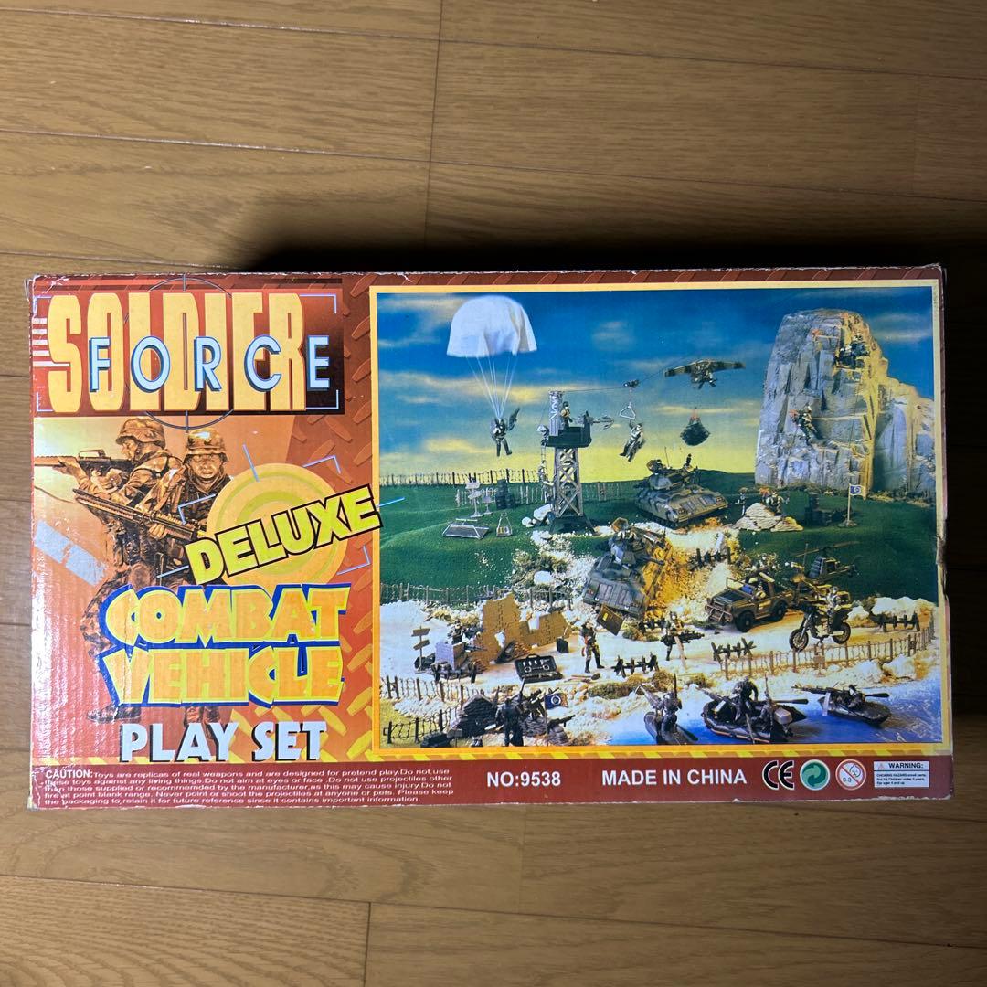 SOLDIER FORCE デラックスコンバットビークルプレイセット