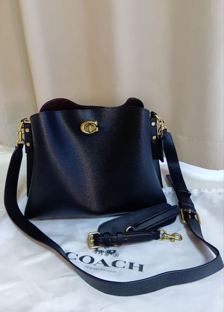 COACH コーチ ウィロウ ショルダー バッグ カラーブラック