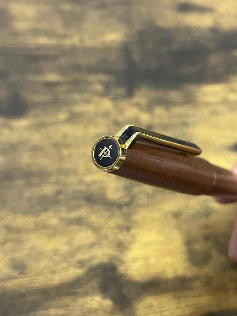 1974年製　初代カスタム　高級天然　イタヤカエデ 大型18金　万年筆　細字