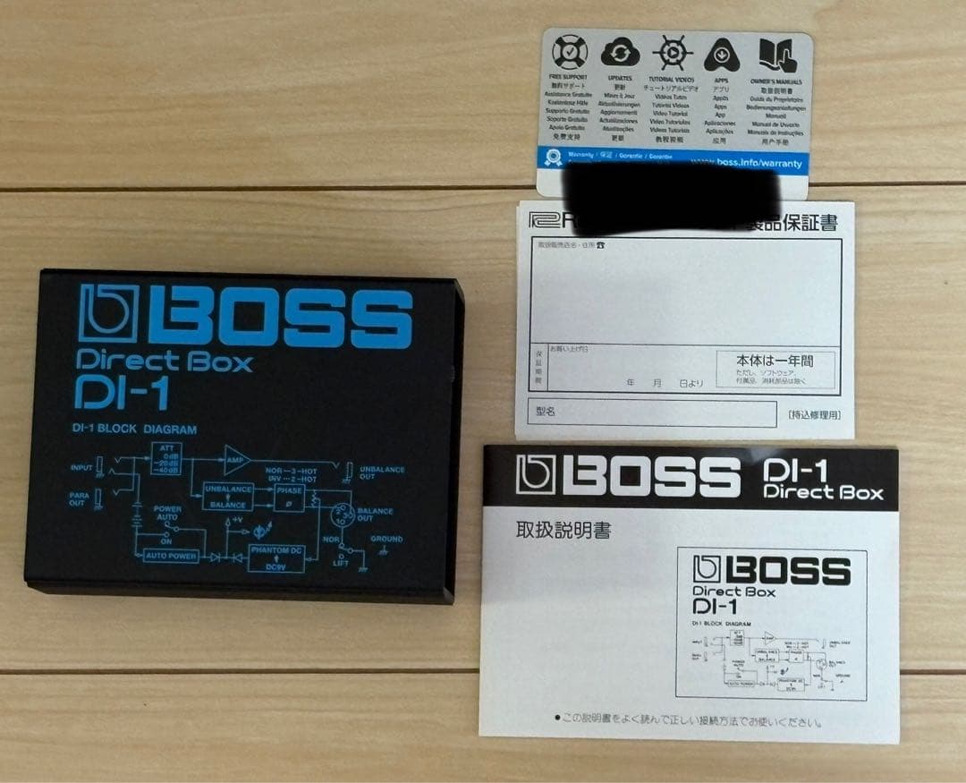 BOSS DI-1 Direct Box 開封未使用美品