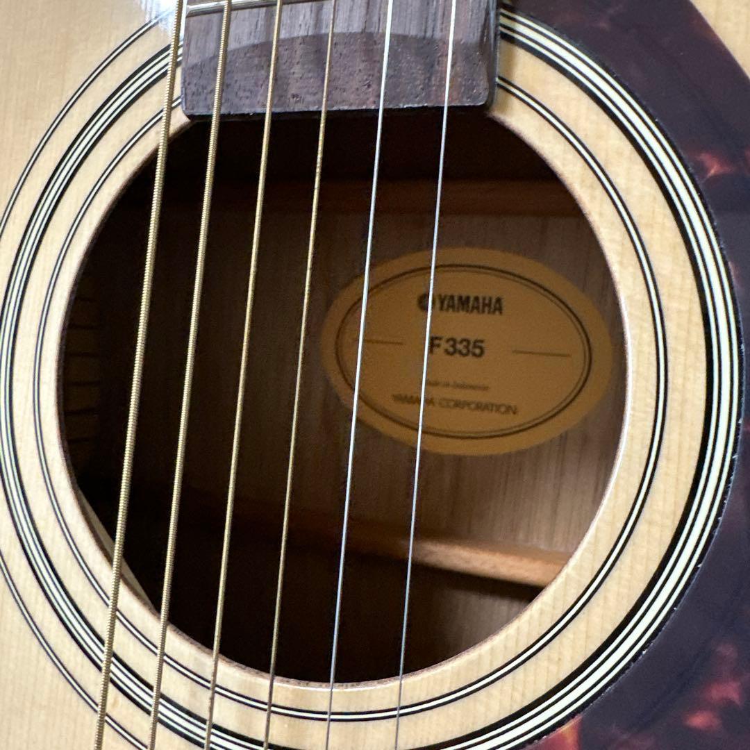 ヤマハ YAMAHA アコースティックギター　F335 美品　ハードケース 付き