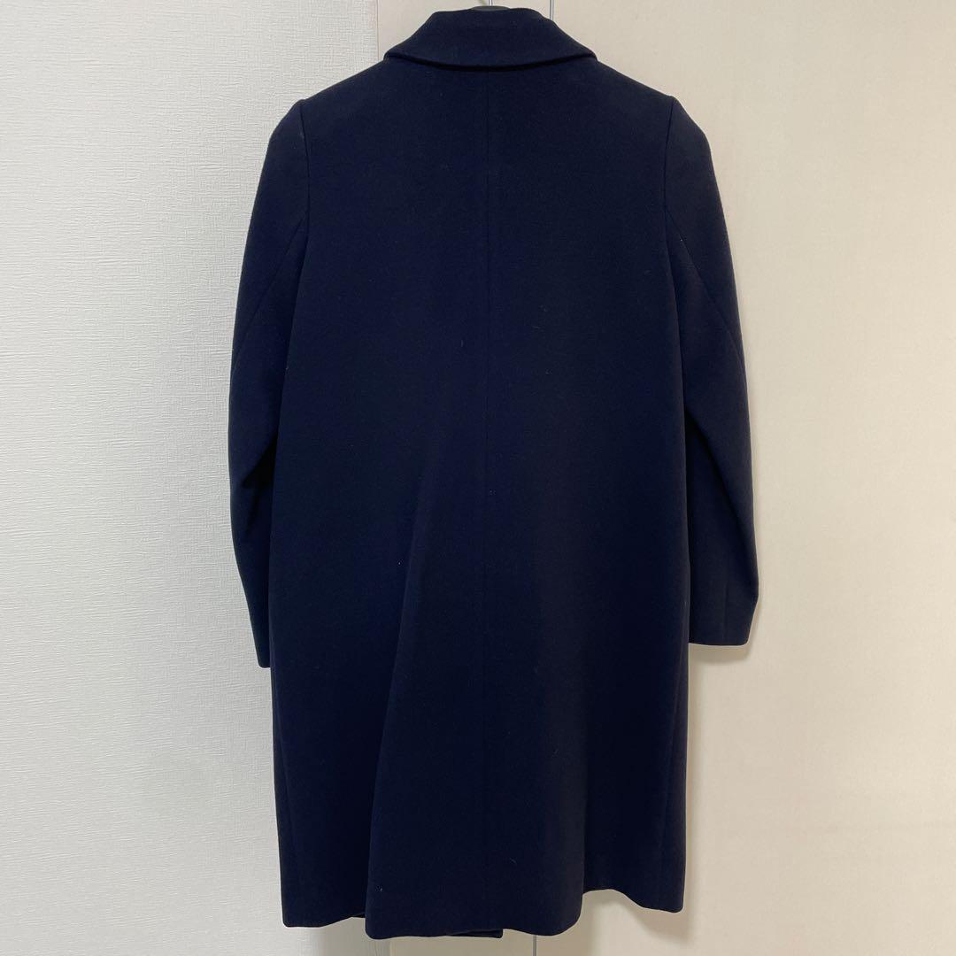 theory luxeネイビー チェスターコート