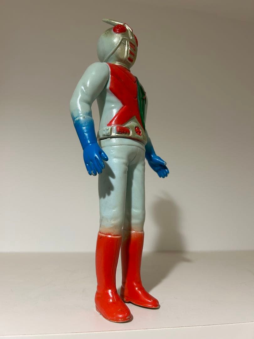 全長約23cm 大変希少なデカい　無版権　仮面ライダー　当時物　パチ　70年代