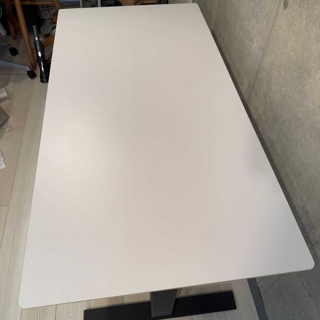 電動昇降デスク「FeEL」ホワイトメラミン 1400タイプ