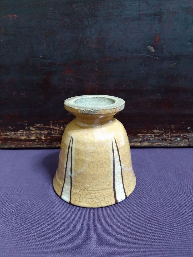 復興 鳴海織部 赤織部 ワイングラス