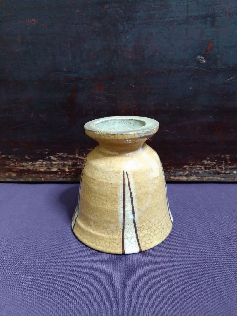 復興 鳴海織部 赤織部 ワイングラス