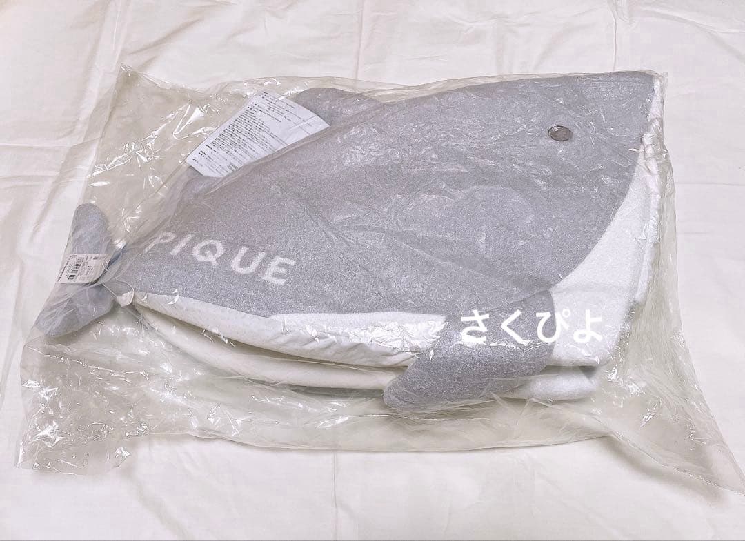 新品未使用　ジェラートピケ　犬猫用ペットハウス　ペットベッド　サメ