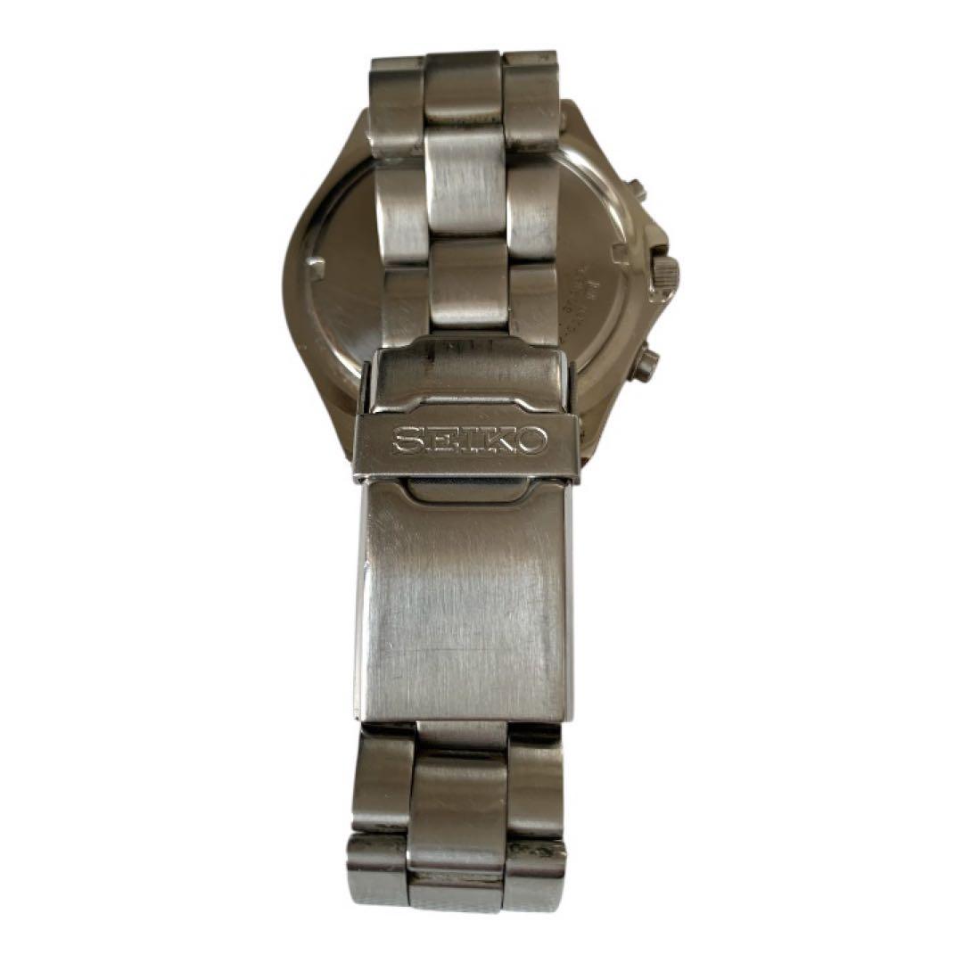 SEIKO フライトマスター クロノグラフ 7T92-0CF0 メンズ 稼働品