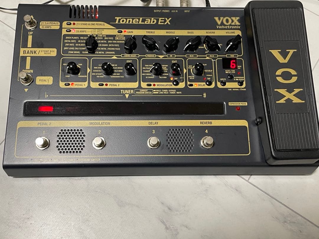 【動作確認済】VOX ToneLab EX ギターマルチエフェクター【ケース付】