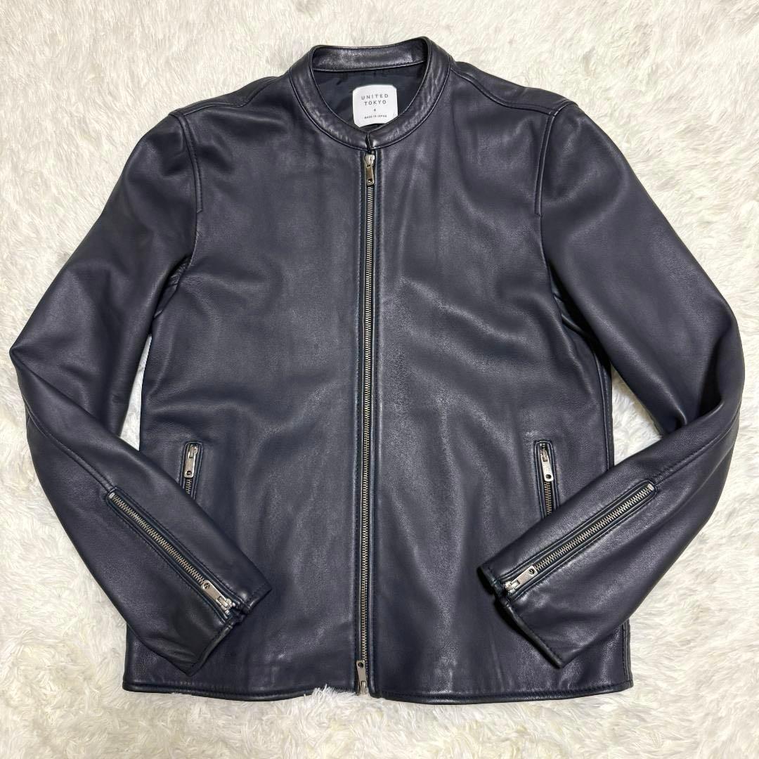 希少XL✨UNITED TOKYO シングルライダース レザージャケット