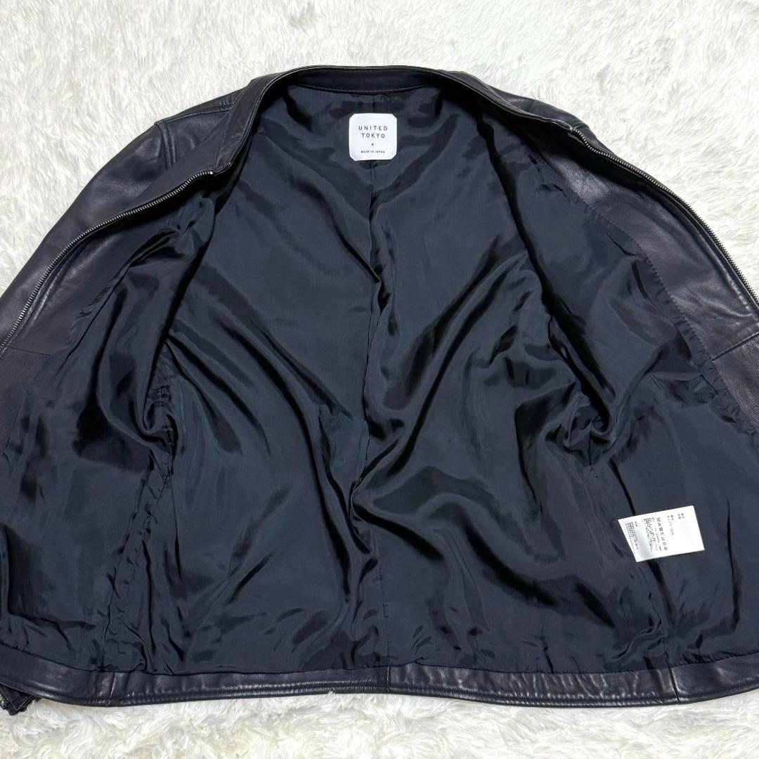 希少XL✨UNITED TOKYO シングルライダース レザージャケット