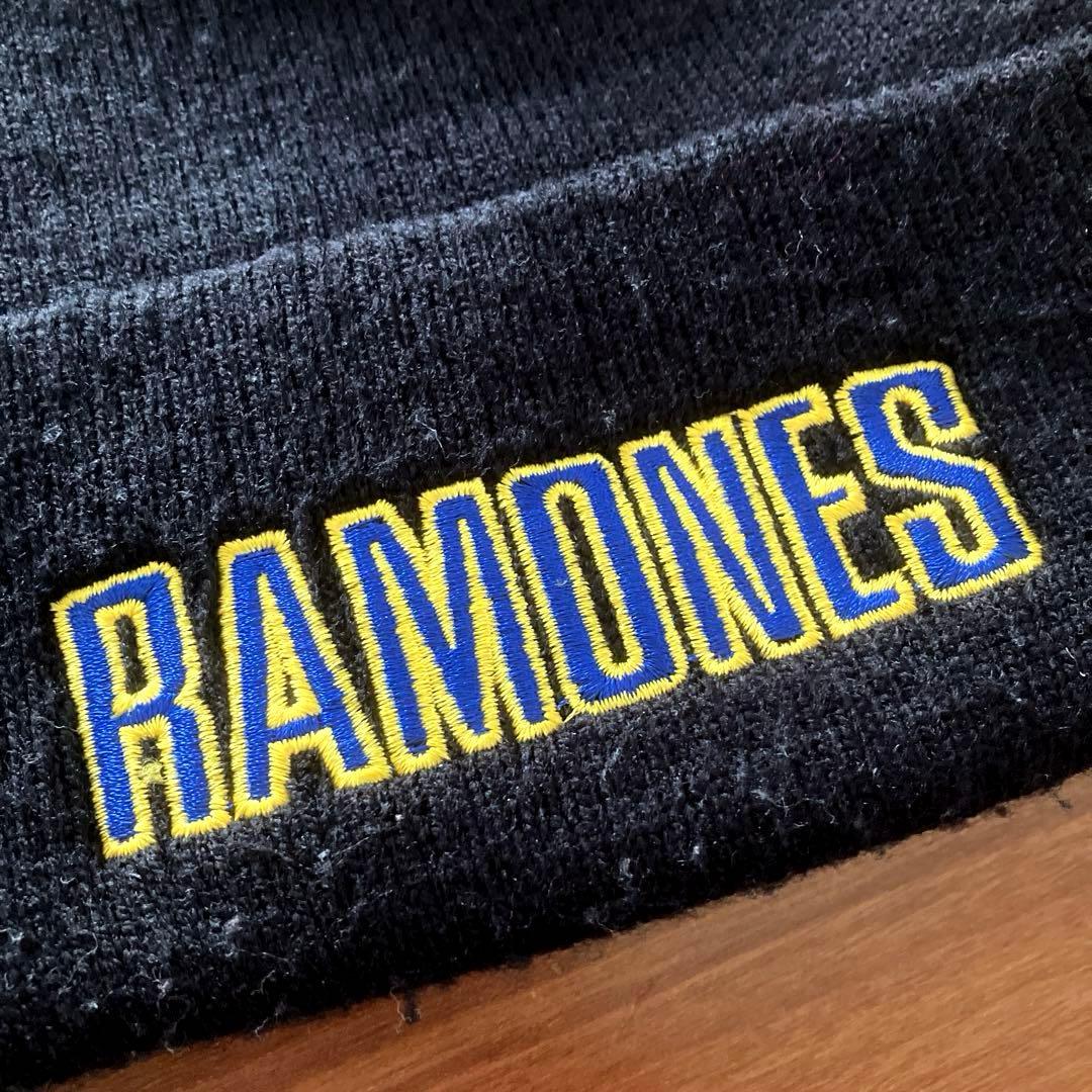 当時物 90's ツアー RAMONES ラモーンズ　マフラー ニット帽 レア