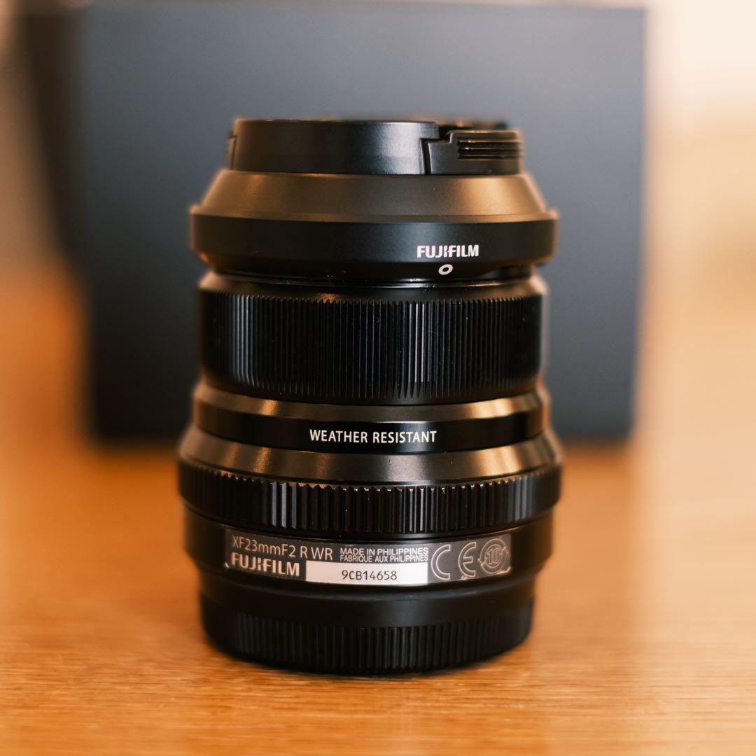 【美品】XF23mmF2 R WR 純正レンズフード付