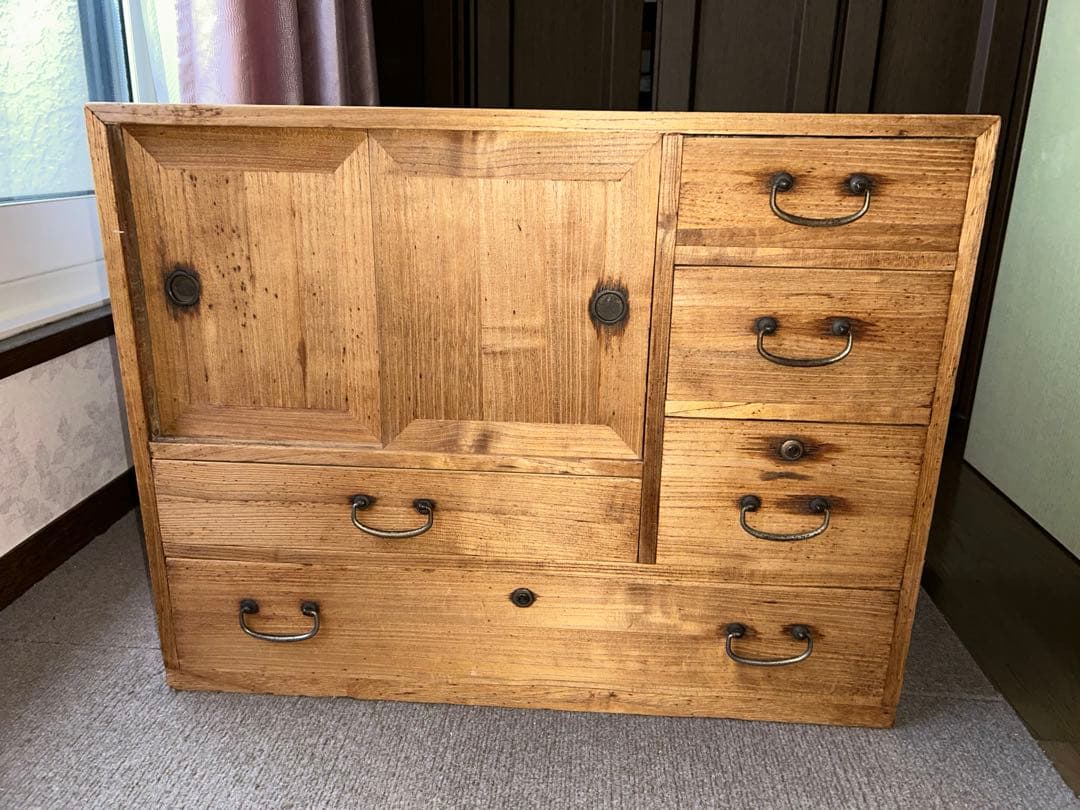 木製桐箪笥 5引き出しタイプ