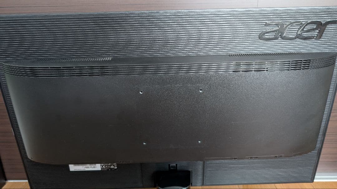 Acer 27インチフレームレス　非光沢ブラック ディスプレイ 本体