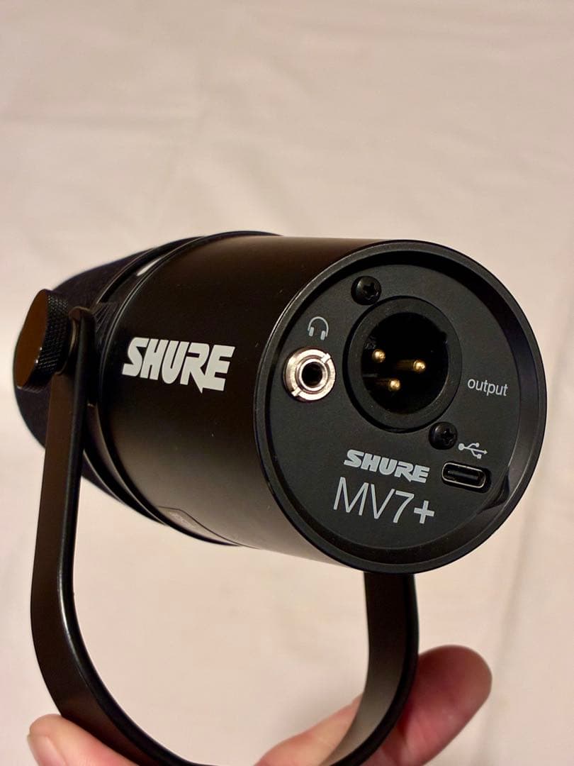 未使用品 SHURE MV7+ コンデンサーマイク