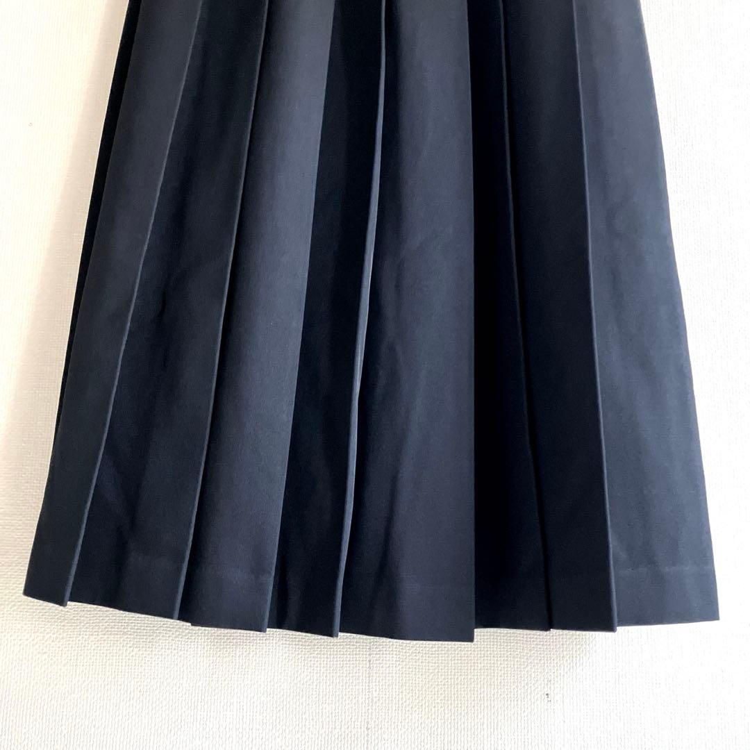 【美品】COMMEdesGARCONS 膝丈　プリーツスカート　XS ブラック