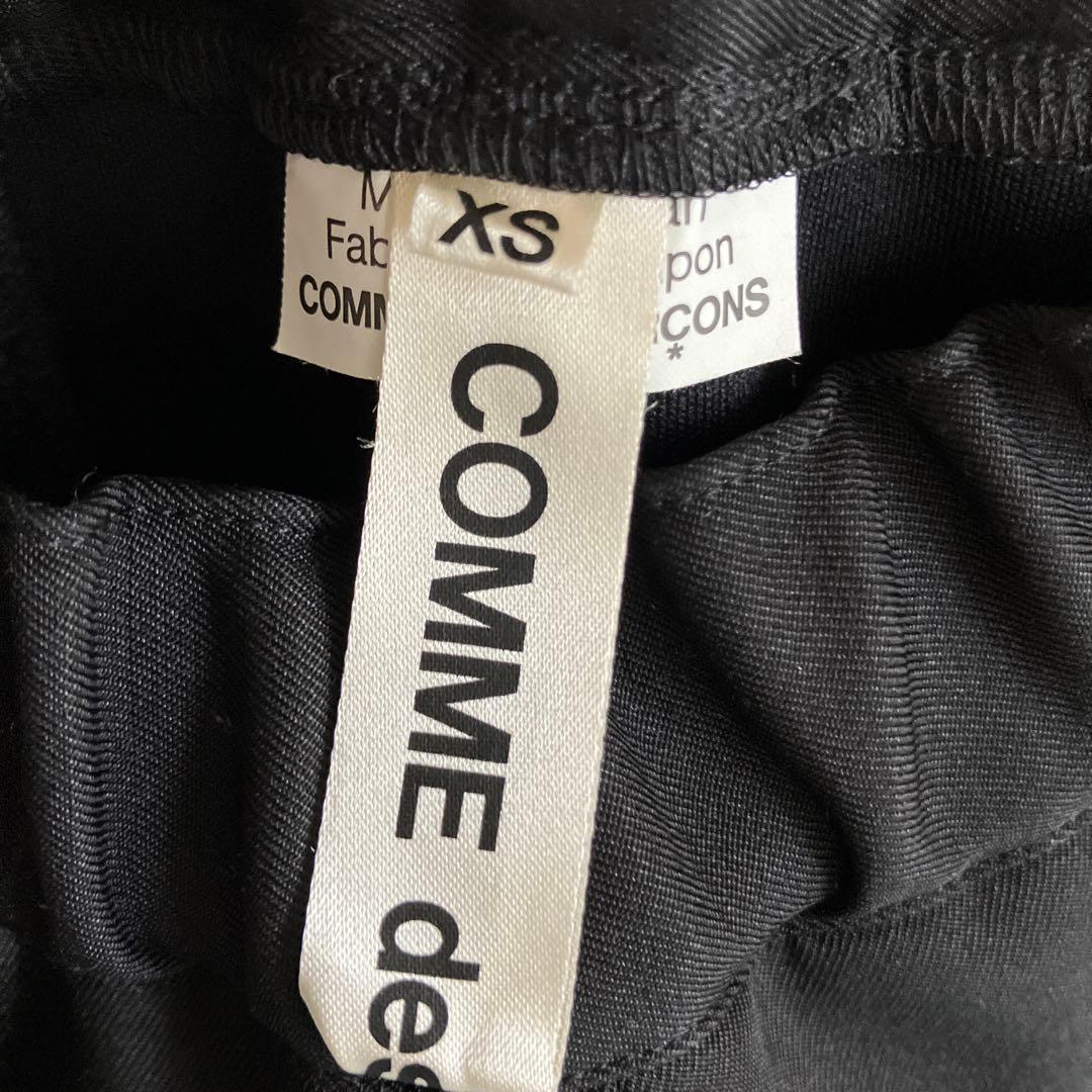 【美品】COMMEdesGARCONS 膝丈　プリーツスカート　XS ブラック