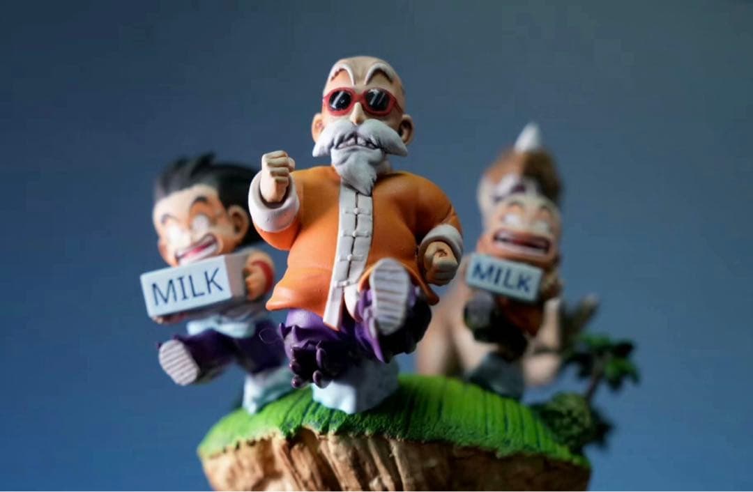 ドラゴンボール 孫悟空 亀仙人 フィギュア ガレージキット